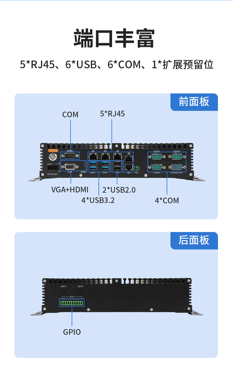 65W功耗無風(fēng)扇主機(jī)電腦,多網(wǎng)多USB小型彬村山華僑農(nóng)場工控機(jī),DTB-3042-H110.jpg